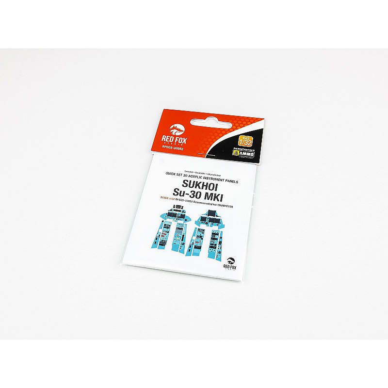 Red Fox Studio Su-30 MKI Flanker G 3D Panel (1/32) RFSQS-32052