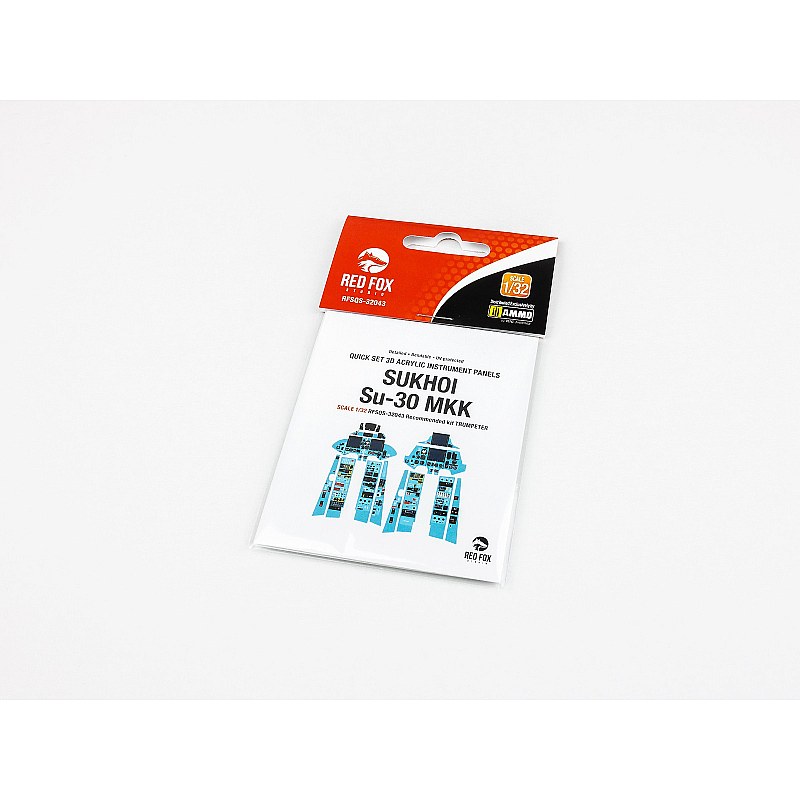 Red Fox Studio Su-30 MKK Flanker G 3D Panel (1/32) RFSQS-32043
