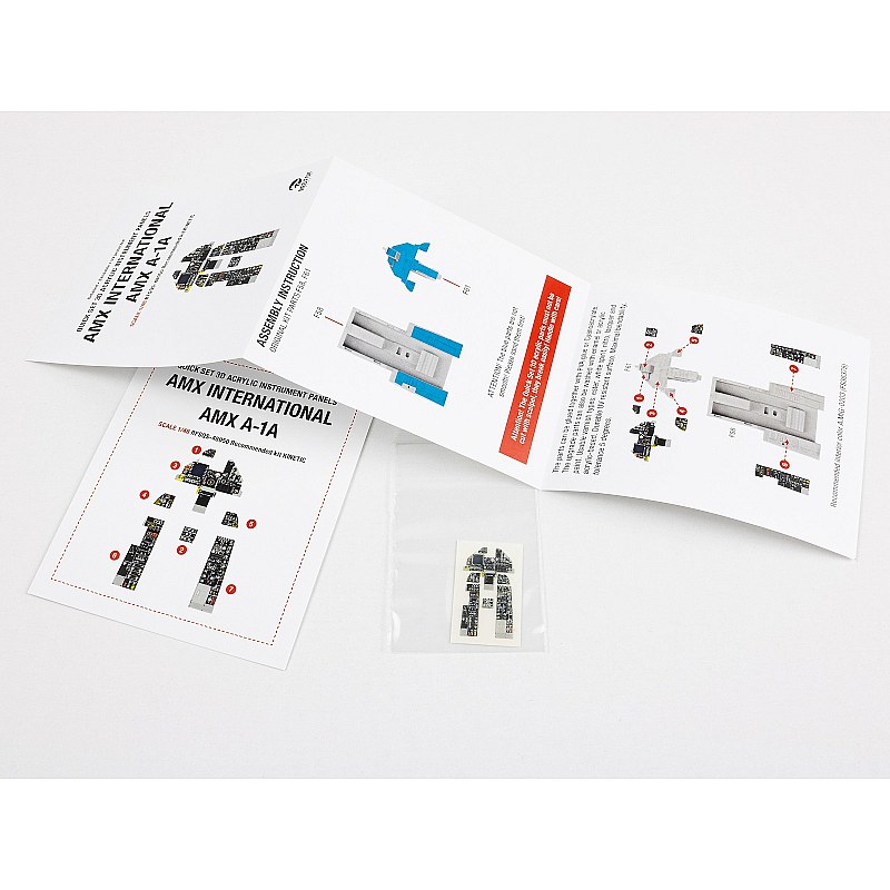 Red Fox Studio 1/48 AMX A-1A (for Kinetic it) Red Fox Studio SQS-48050 1/48 RFSQS-48050 additional image 3