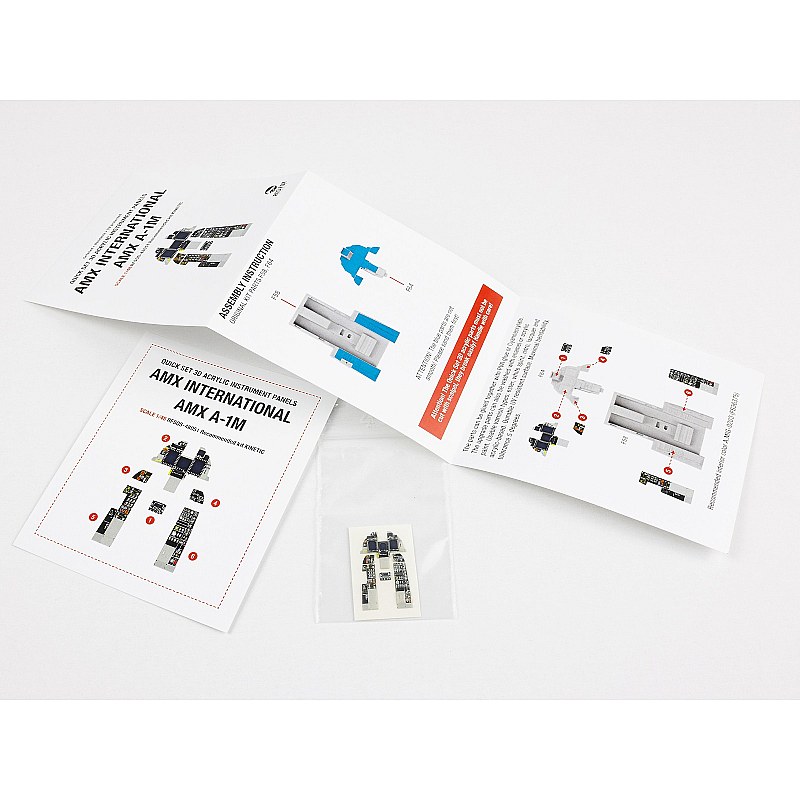 Red Fox Studio 1/48 AMX A-1M (for Kinetic it) Red Fox Studio SQS-48051 1/48 RFSQS-48051 additional image 3
