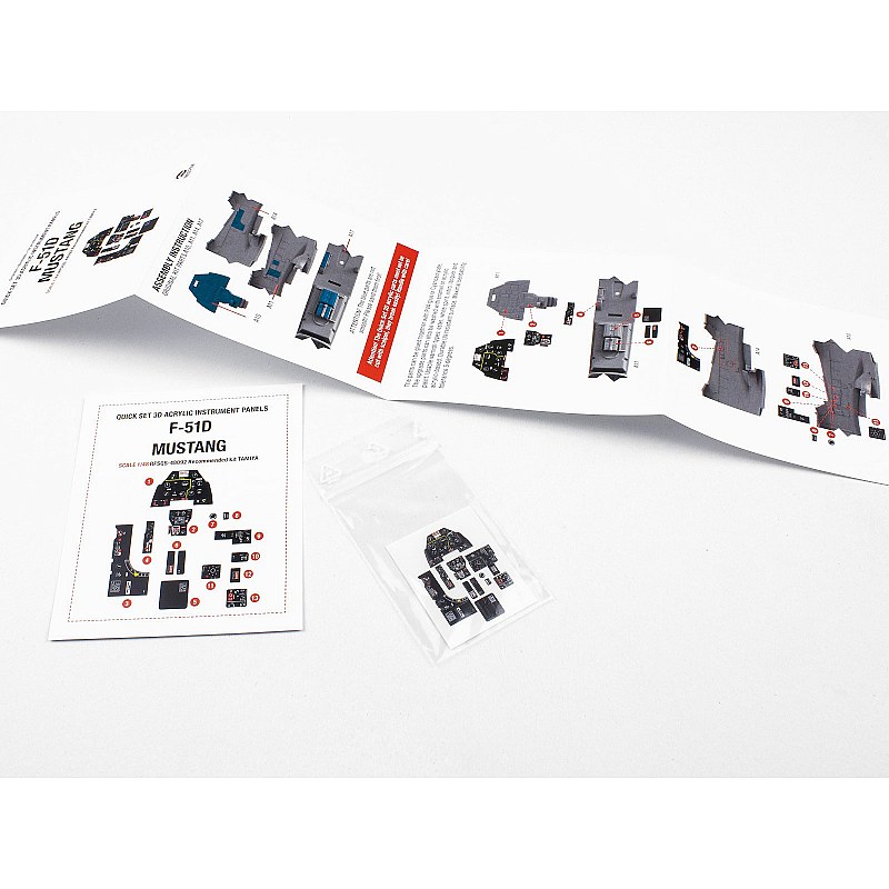 Red Fox Studio 1/48 F-51D Mustang (for Tamiya kit) Red Fox Studio SQS-48092 1/48 RFSQS-48092 additional image 3