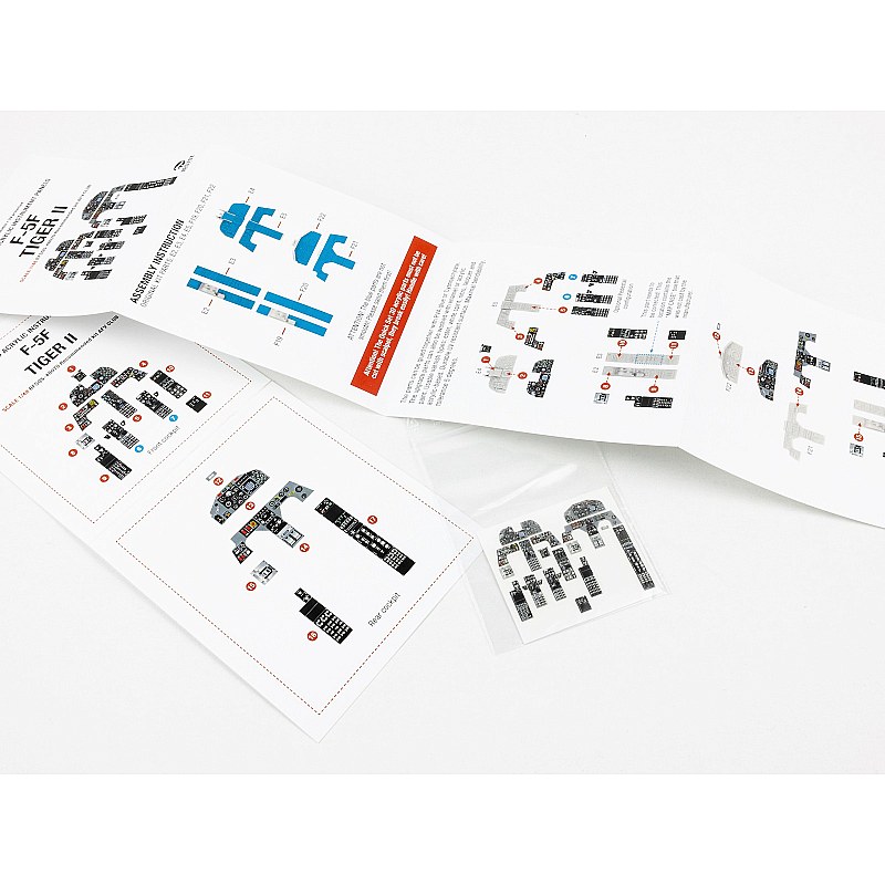 Red Fox Studio 1/48 F-5F Tiger II (for AFV Club kit) SQS-48070 Red Fox Studio 1/48 RFSQS-48070 additional image 3