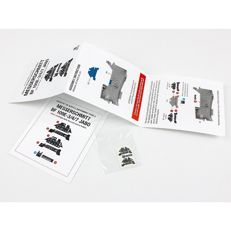 Red Fox Studio 1/48 Messerschmitt Bf 109E-3/4/7 JABO (for Tamiya kit) Red Fox Studio SQS-48031 1/48 RFSQS-48031 additional image 3