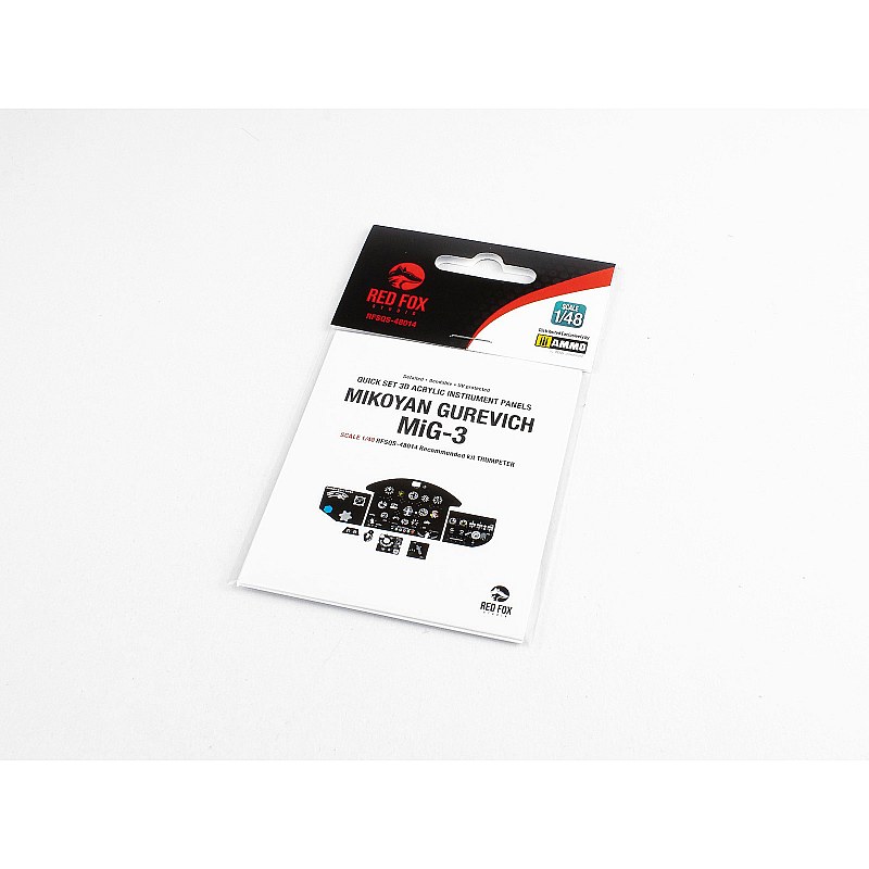 Red Fox Studio MiG-3 3D Instrument Panel (1/48) RFSQS-48014 Red Fox Studio MiG-3 3D Instrument Panel (1/48) RFSQS-48014