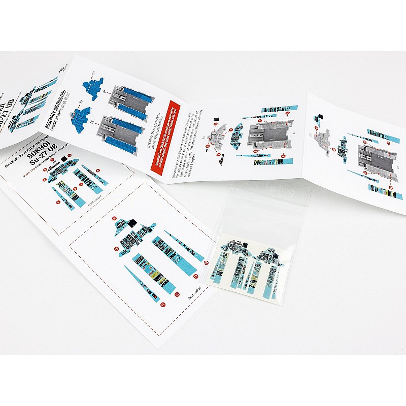 Red Fox Studio 1/48 Su-27UB Flanker C (for GWH kit) Red Fox Studio SQS-48036 1/48 RFSQS-48036 additional image 3
