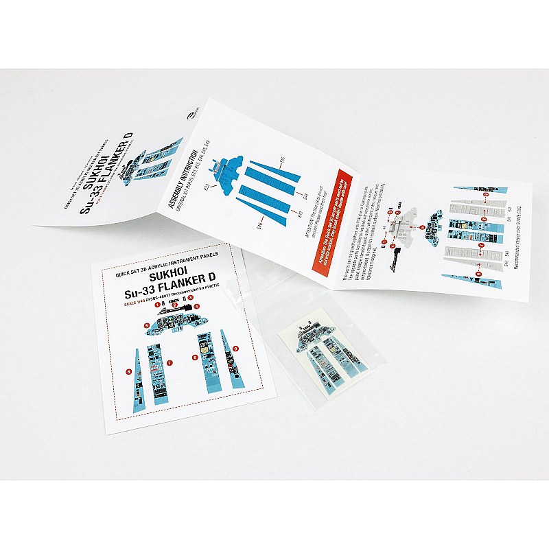 Red Fox Studio 1/48 Su-33 Flanker D (for Kinetic it) Red Fox Studio SQS-48037 1/48 RFSQS-48037 additional image 3