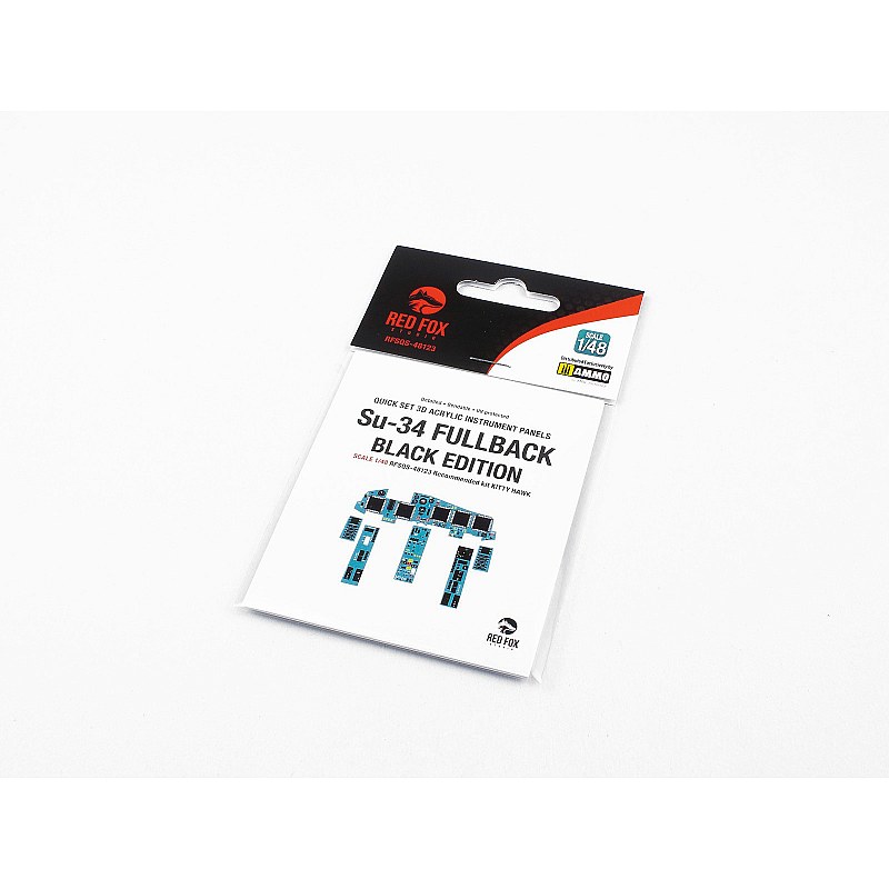 Red Fox Studio Su-34 Fullback BE 3D Panel (1/48) RFSQS-48123 Red Fox Studio Su-34 Fullback BE 3D Panel (1/48) RFSQS-48123