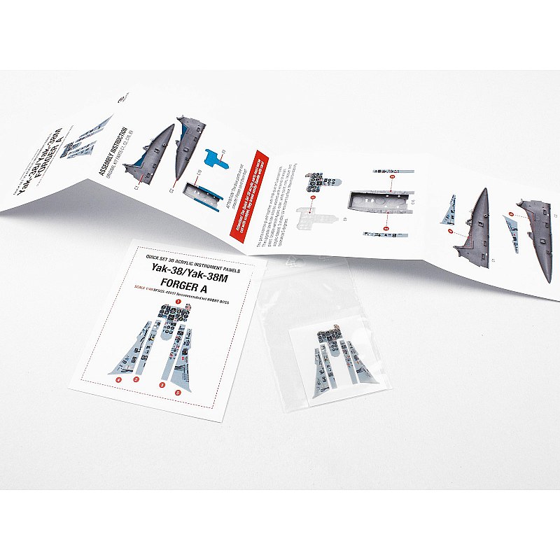 Red Fox Studio 1/48 Yak-38/Yak-38M Forger A (for Hobby Boss!?,A+ kit) Red Fox Studio SQS-48017 1/48 RFSQS-48017 additional image 3