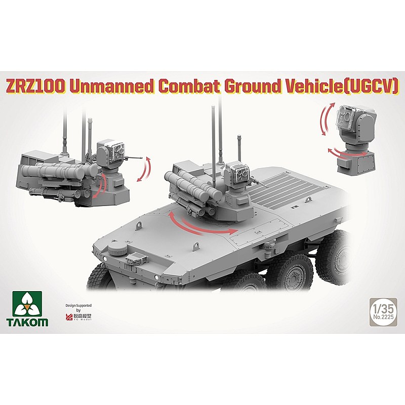 Takom Chinese ZRZ100 Unmanned Combat Ground Vehicle (UGCV) 1/35 02225 additional image 4