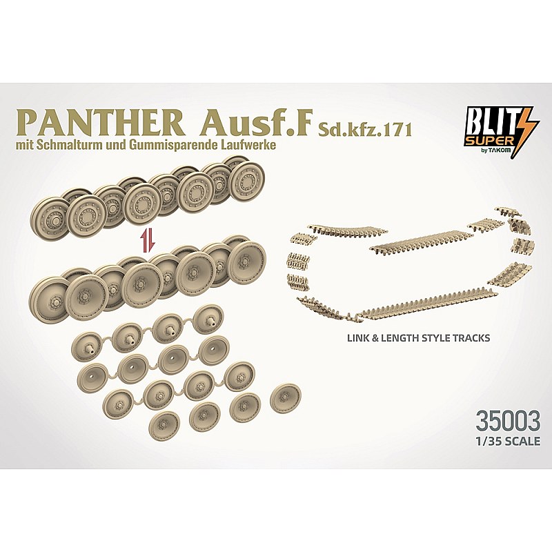Takom German Army Panther Ausf F Medium Tank SdKfz 171 1/35 35003 additional image 6