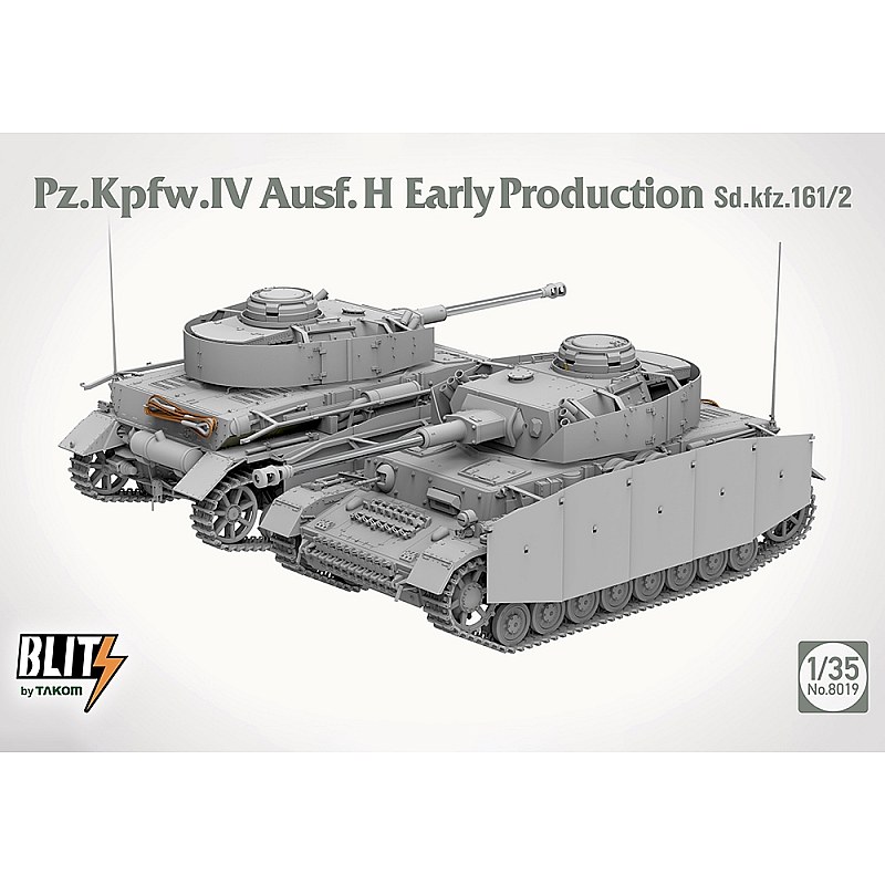 Takom German Army Panzer IV Ausf H Medium Tank Early Production SdKfz 161/2 1/35 08019 additional image 2