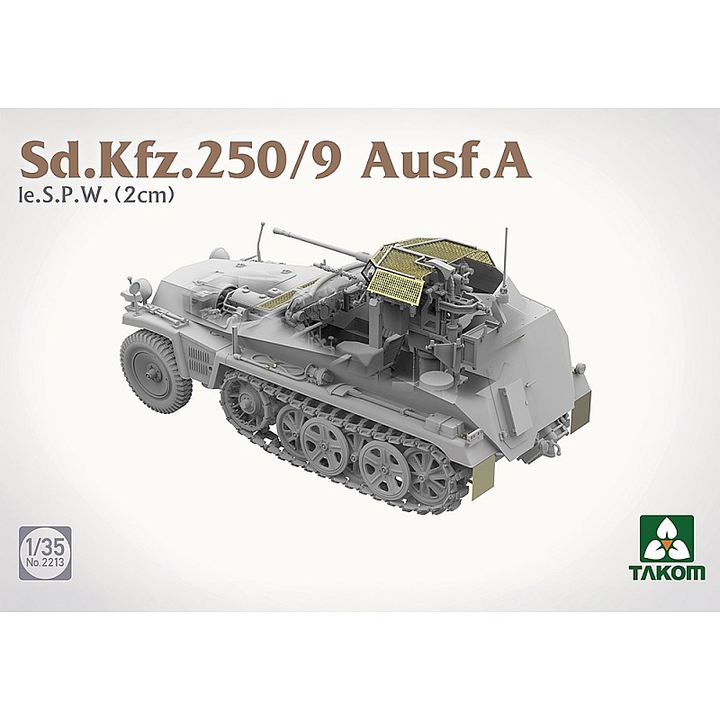 Takom German Army SdKfz 250/9 Ausf A le SPW (2 cm) Half-Track 1/35 02213 additional image 4