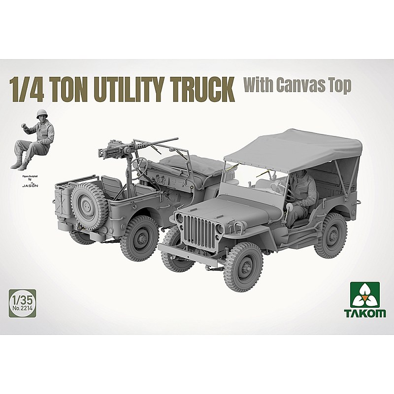 Takom US Army ¼-ton Utility Truck with Canvas Top 1/35 02214 additional image 2