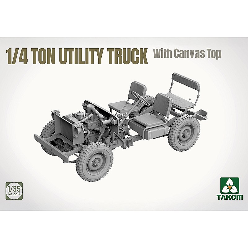 Takom US Army ¼-ton Utility Truck with Canvas Top 1/35 02214 additional image 5