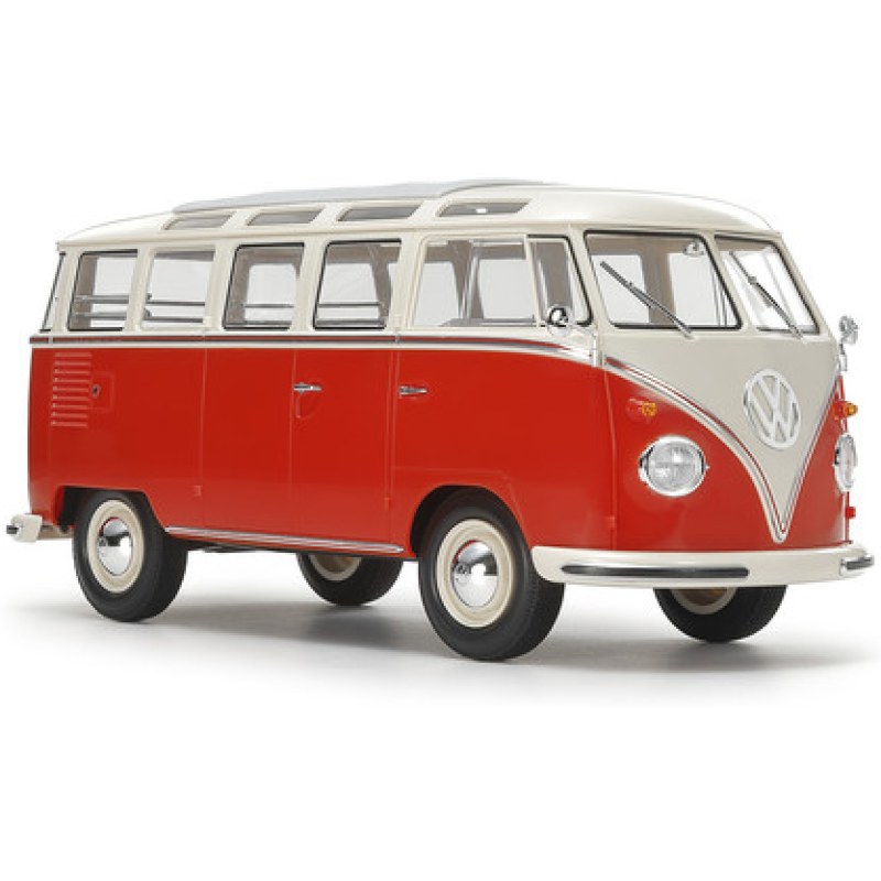 Tamiya Volkswagen Type 2 (T1) Red & White 1/24 28101