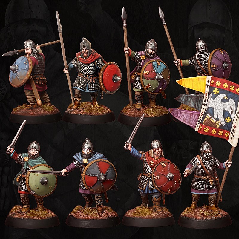 Victrix Carolingian Franks Armoured Infantry 28mm VXDA023 additional image 3