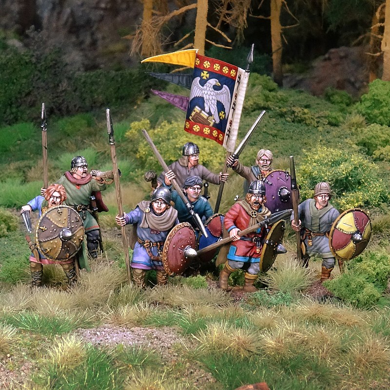 Victrix Carolingian Franks Unarmoured Infantry 28mm VXDA022 additional image 2