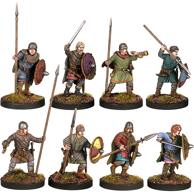 Victrix Carolingian Franks Unarmoured Infantry 28mm VXDA022 additional image 3