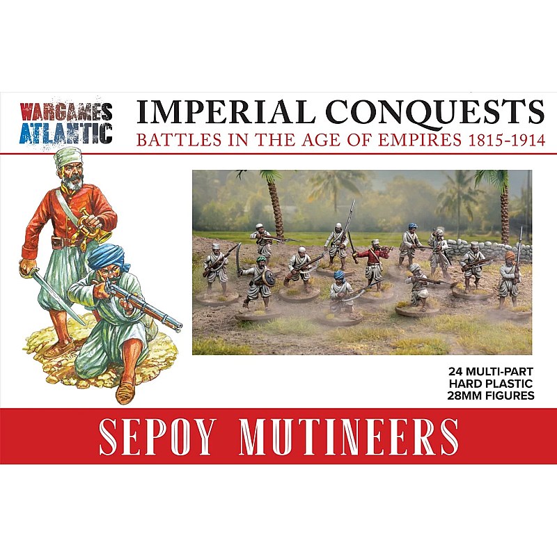 Wargames Atlantic Sepoy Mutineers 28mm WAAIC004