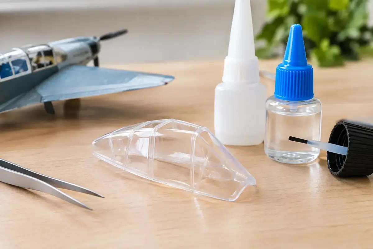 Which Glue Suits Clear Parts on Model Kits?