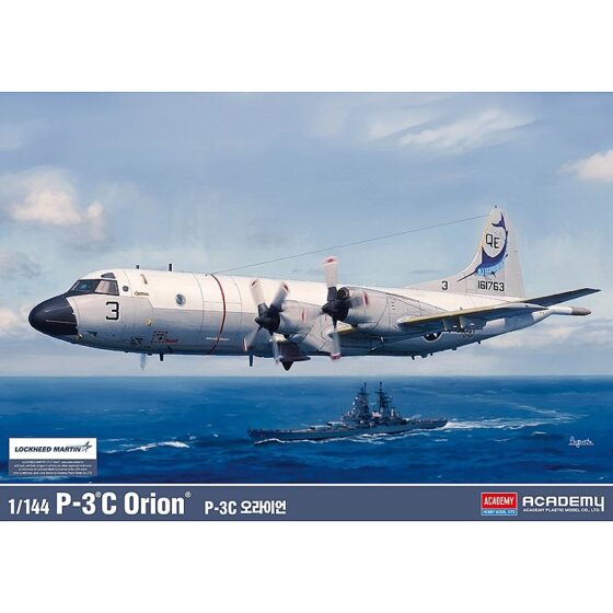 Academy US Navy P-3C Orion Maritime Patrol Aircraft (1/144) 12653