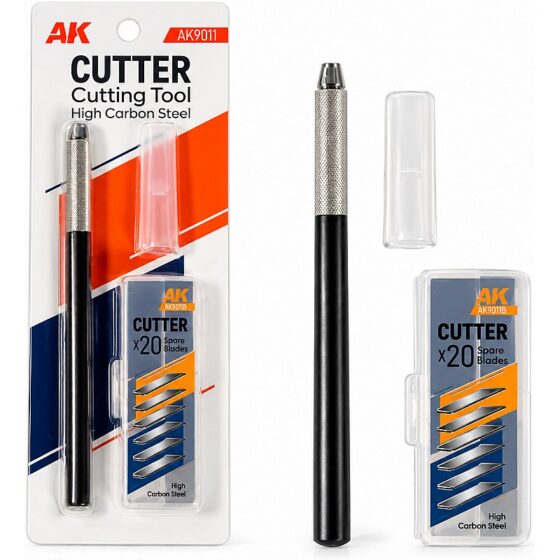 AK Interactive Precision Cutter with 20 Replacement Blades AK9011 AK Interactive Precision Cutter with 20 Replacement Blades AK9011