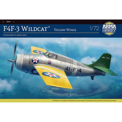 Arma Hobby Grumman F4F-3 Wildcat Yellow Wings (1/72) AH70091