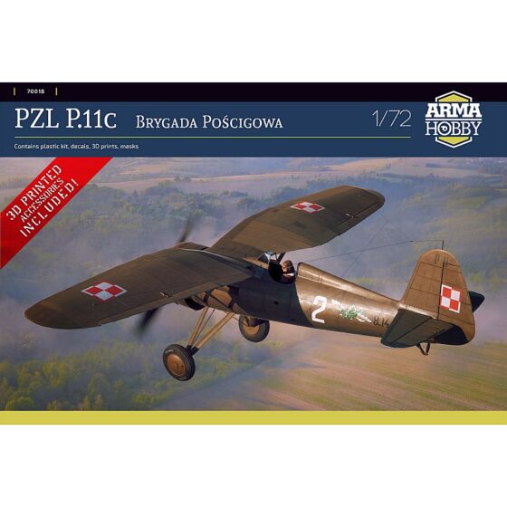 Arma Hobby PZL P.11c Brygada Poscigowa (1/72) AH70018