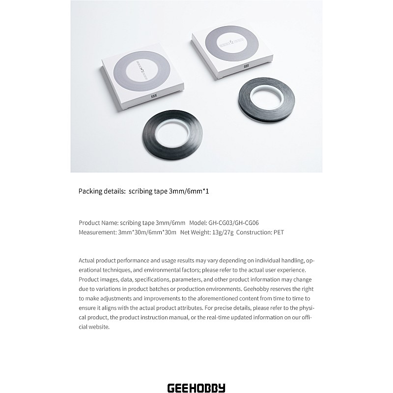 GEEHOBBY Carving Guide Tape (3mm) GH-CG-03 additional image 5