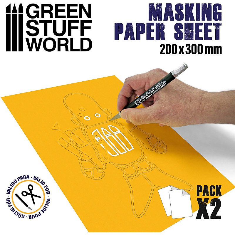 GreenStuffWorld Airbrush masking film 8436574509977ES additional image 2