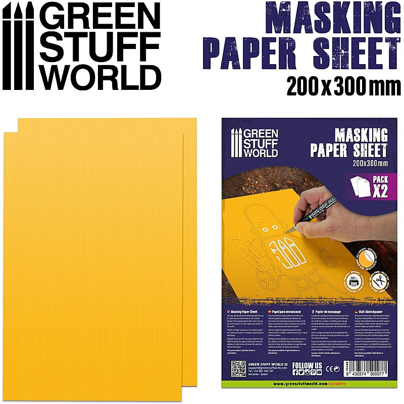 GreenStuffWorld Airbrush masking film 8436574509977ES additional image 3