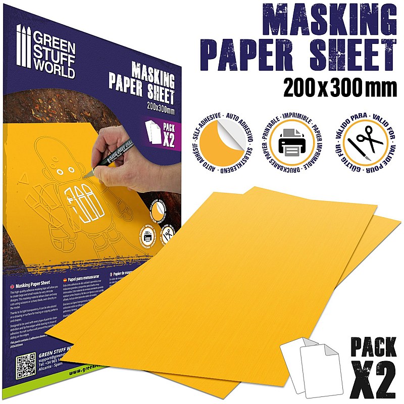 GreenStuffWorld Airbrush masking film 8436574509977ES