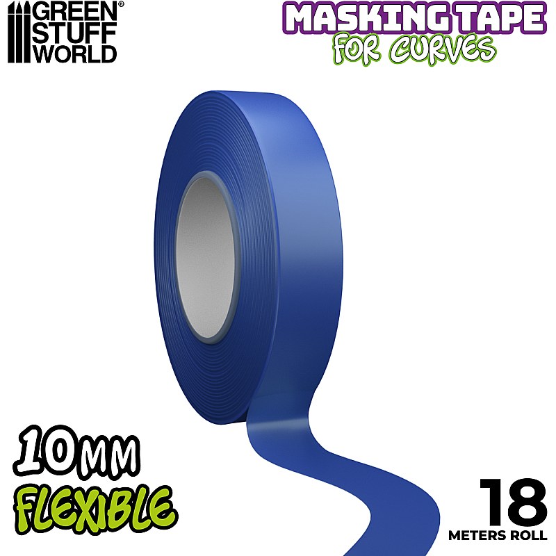 GreenStuffWorld Flexible Masking Tape - 10mm 8435646504261ES