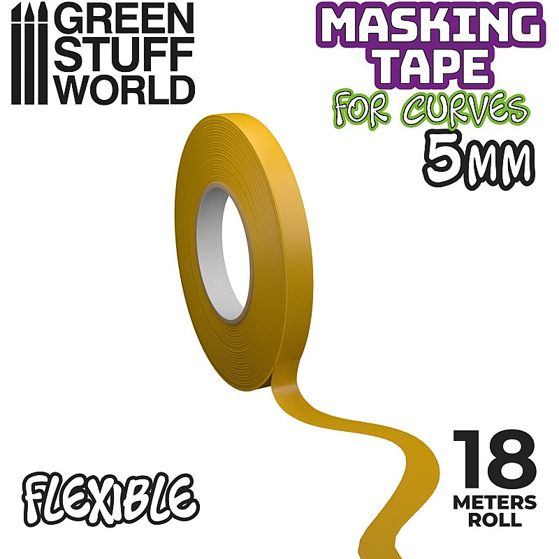GreenStuffWorld Flexible Masking Tape - 5mm 8435646504247ES additional image 2