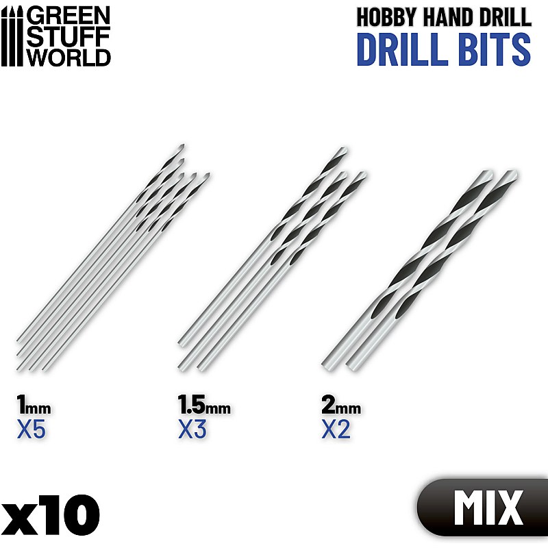 GreenStuffWorld Set of 10 drill bits 8436554365180ES additional image 3