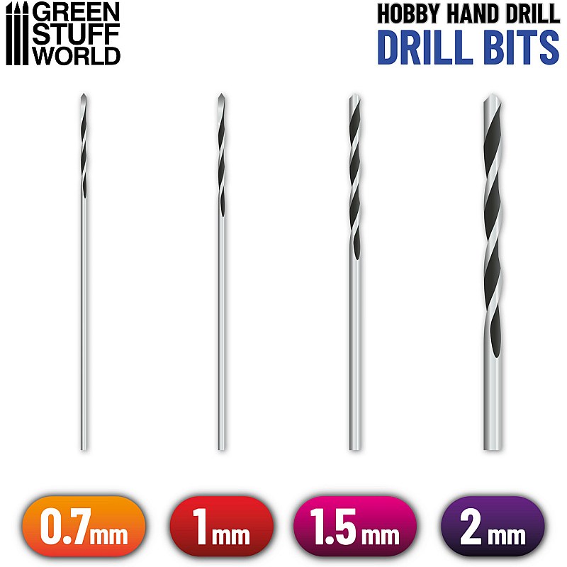 GreenStuffWorld Set of 10 drill bits 8436554365180ES