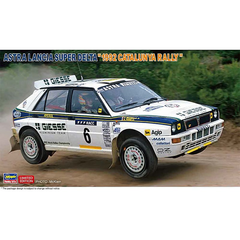 Hasegawa Astra Lancia Super Delta - 1992 Catalunya Rally 1/24 HALE20860