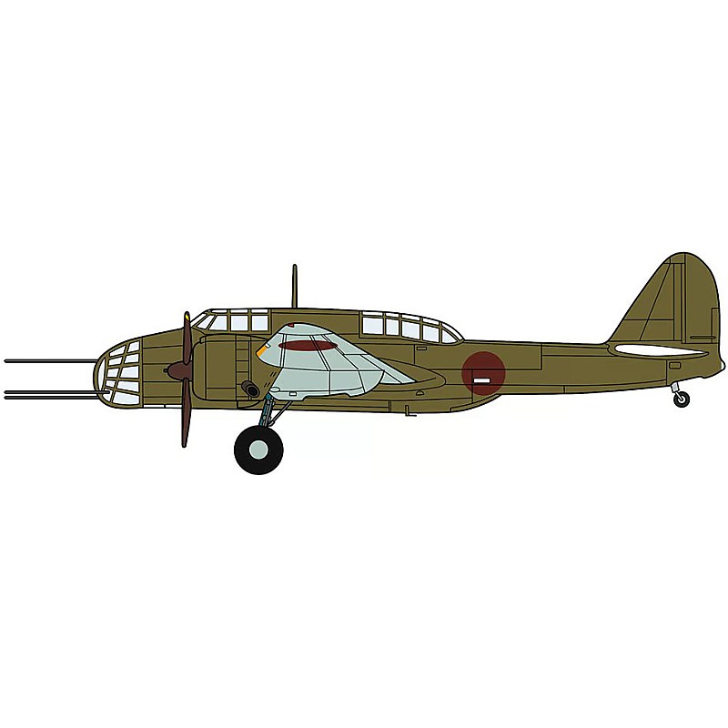 Hasegawa Kawasaki Ki48-II TYPE 99 Light Bomber [LILY] 1/72 HALE02287 additional image 2
