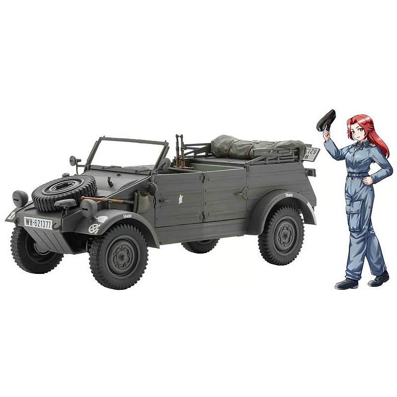 Hasegawa Kubelwagen TYPE 82 Early Version With Figure 1/24 HALE52724