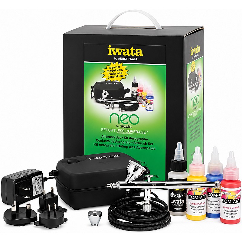Iwata Neo Gravity-Feed Airbrushing Kit C-IW-120 Iwata Neo Gravity-Feed Airbrushing Kit C-IW-120