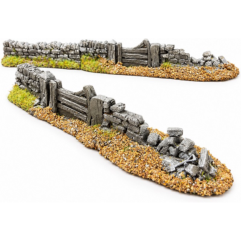Javis Roadside Walls-Part Built 1/76 PW1BUILD