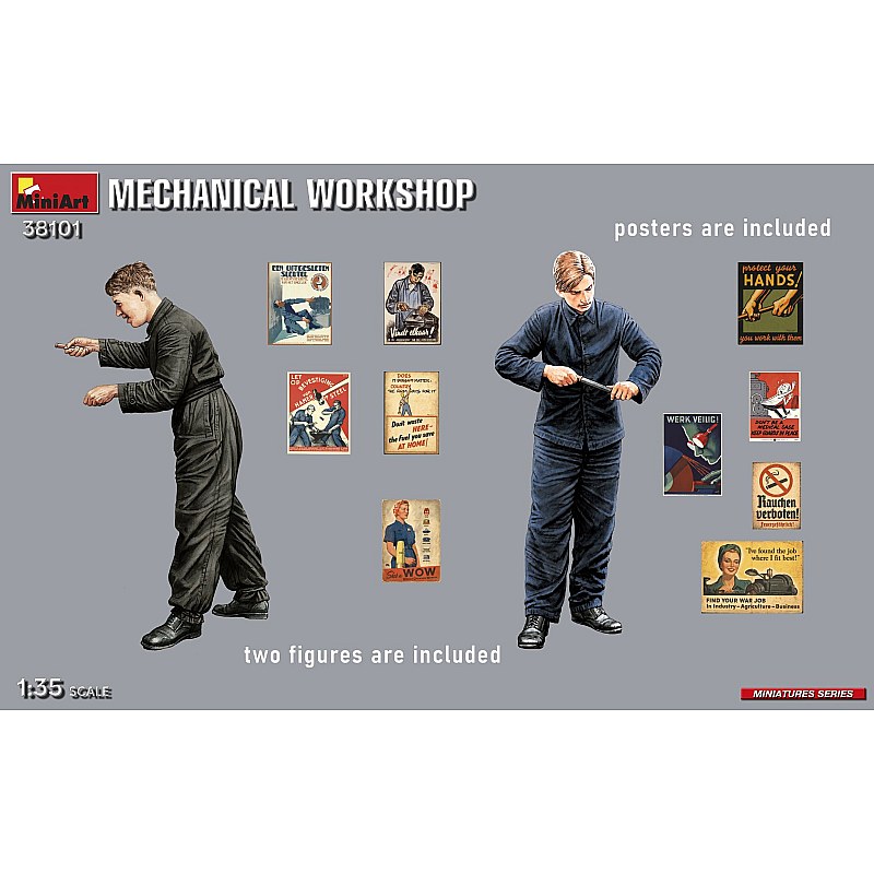 Miniart MECHANICAL WORKSHOP 1/35 38101 additional image 2