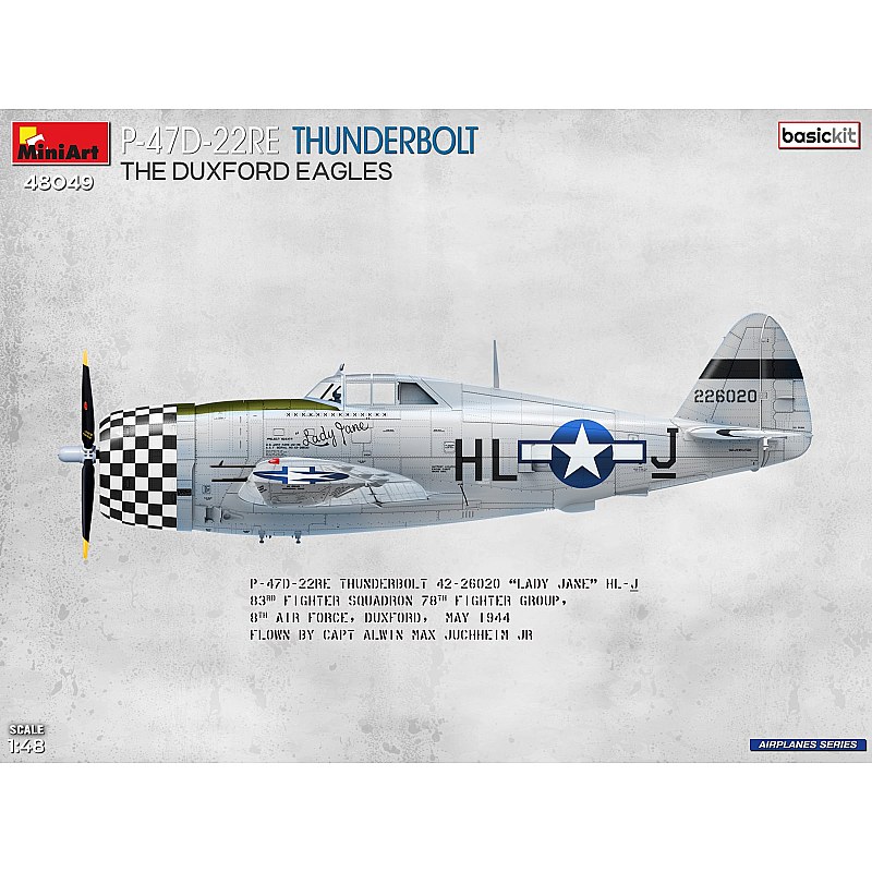 Miniart P-47D-22RE THUNDERBOLT. THE DUXFORD EAGLES. BASIC KIT 1/48 48049 additional image 4