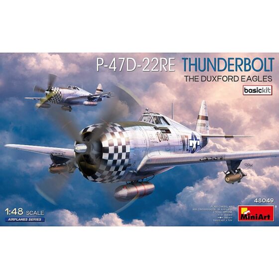 Miniart P-47D-22RE THUNDERBOLT. THE DUXFORD EAGLES. BASIC KIT 1/48 48049