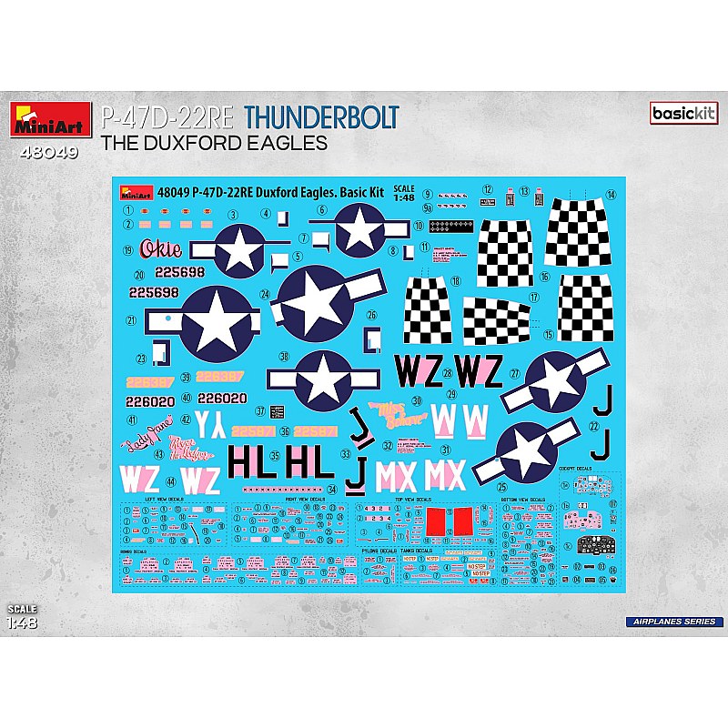 Miniart P-47D-22RE THUNDERBOLT. THE DUXFORD EAGLES. BASIC KIT 1/48 48049 additional image 6
