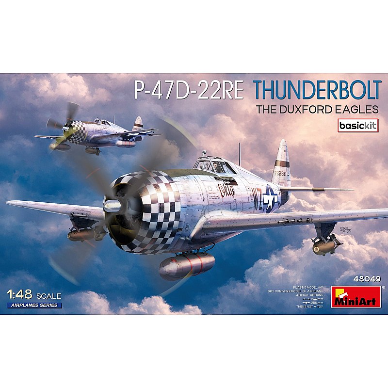 Miniart P-47D-22RE THUNDERBOLT. THE DUXFORD EAGLES. BASIC KIT 1/48 48049
