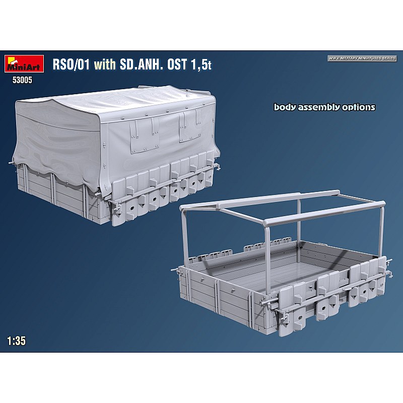 Miniart RSO/01 with TRAILER SD.ANH. OST 1,5t 1/35 53005 additional image 16