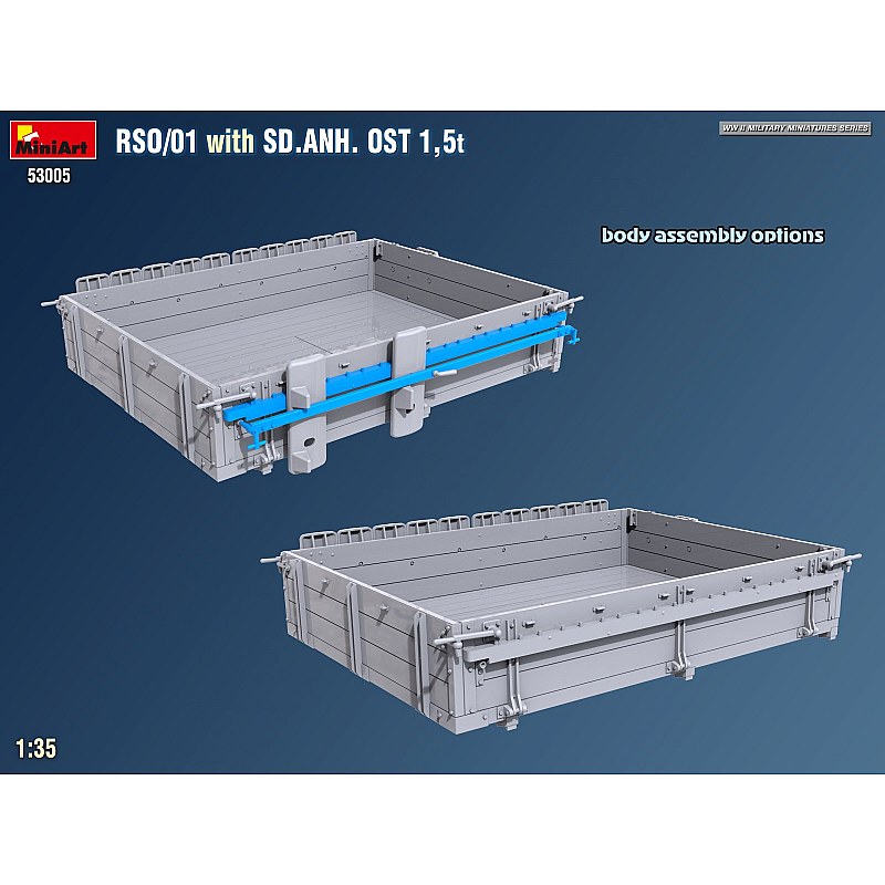 Miniart RSO/01 with TRAILER SD.ANH. OST 1,5t 1/35 53005 additional image 17