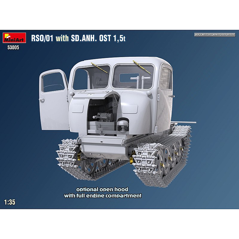 Miniart RSO/01 with TRAILER SD.ANH. OST 1,5t 1/35 53005 additional image 18