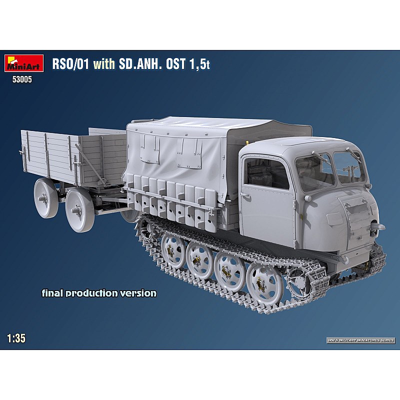 Miniart RSO/01 with TRAILER SD.ANH. OST 1,5t 1/35 53005 additional image 7
